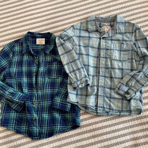 Cat & jack and Okie Dokie Button Downs 5T
